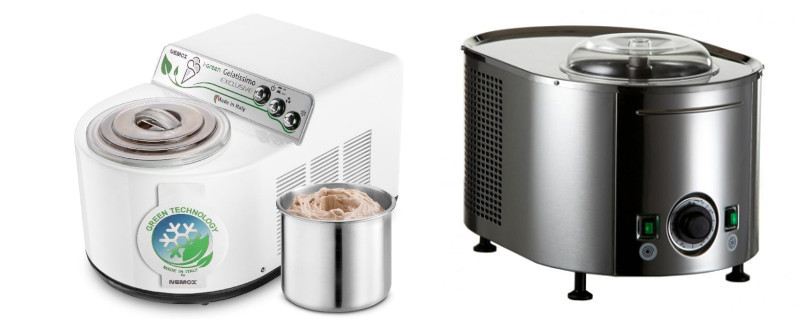 lello 4080 musso Lussino and Nemox Gelatissimo gelato maker